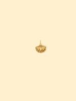 Scallop Shell Charm (Interchangeable) – 18K Gold Plated Stainless Steel - Image 2