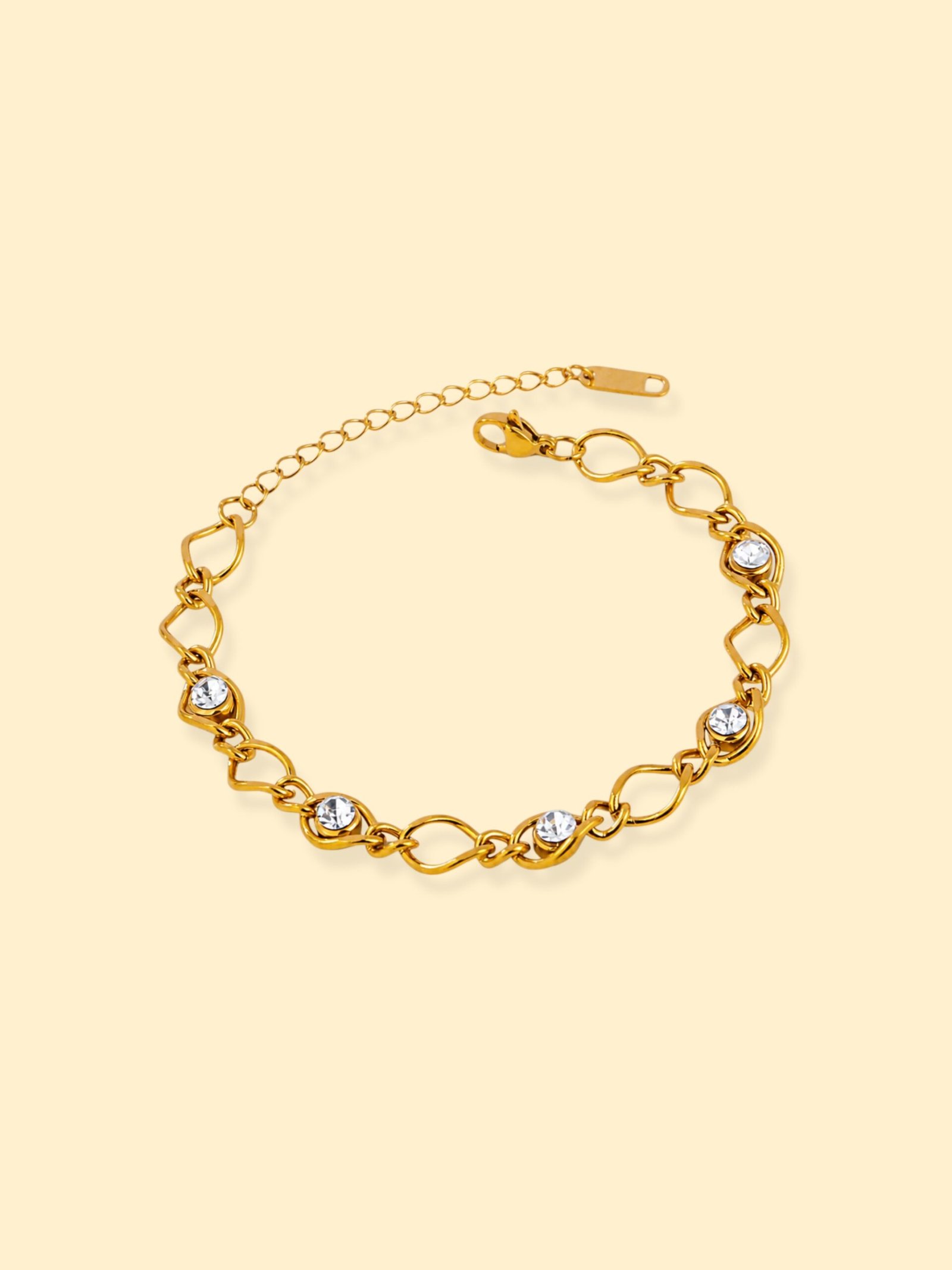 img_0387 18K Gold Plated Adjustable Luxury Chain Bracelet - Image 1