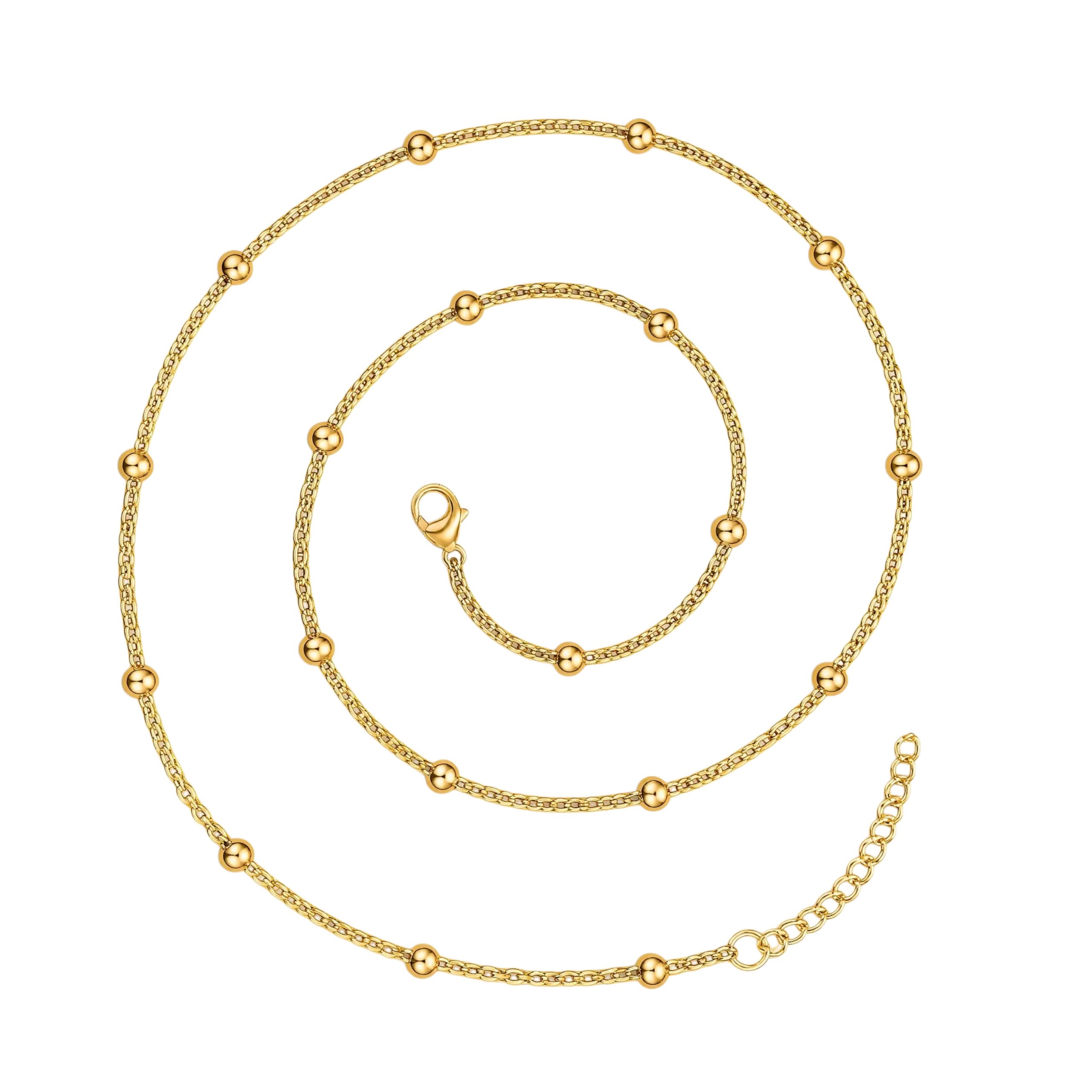Small Paperclip Link Chain – 18K Stainless Steel 18K Gold Plated – Waterproof & Anti-Tarnish (Copy) (Copy) (Copy)