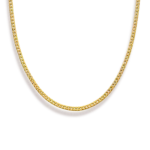 Classic Design Chain Necklace – 18K Gold Plated Stainless Steel - Image 2