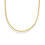 Classic Chain Necklace – 18K Gold Plated Stainless Steel - Image 2