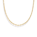 Small Paperclip Link Chain – 18K Stainless Steel 18K Gold Plated – Waterproof & Anti-Tarnish - Image 2