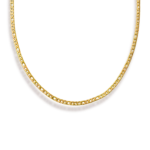 Classic Link Chain Necklace – 18K Gold Plated Stainless Steel - Image 2